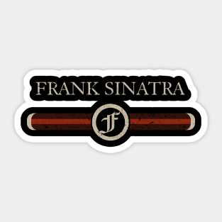 Proud Name Sinatra Distressed Birthday Gifts Vintage Styles Sticker